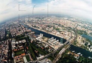 Hafen Treptow in Berlin : Blickrichtung Nordosten