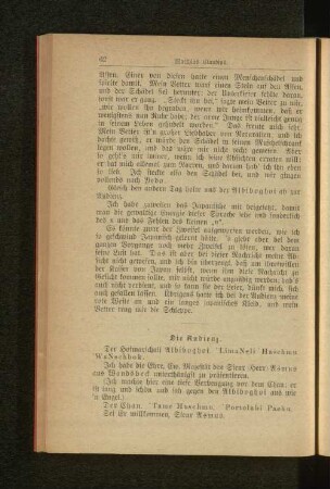 Die Audienz.