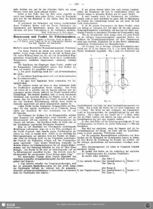 Hemmungen und Pendel für Präzisionsuhren (Fortsetzung)