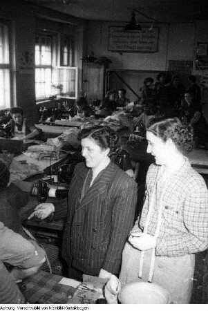 Sebnitz, VEB Kleiderwerke Sebnitz, Gewerkschaftsbrigade, Januar 1954