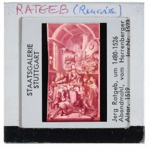 Ratgeb, Herrenberger Altar : Abendmahl