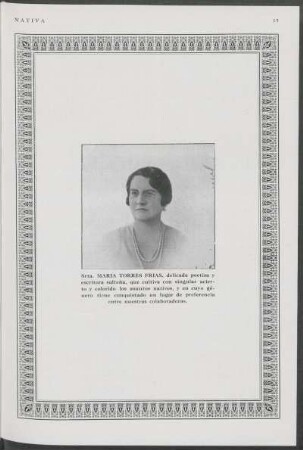 Srta. María Torres Frías...