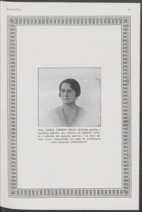 Srta. María Torres Frías...
