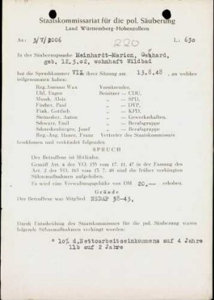 Meinhardt-Marion, Gerhard