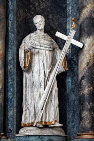 Hochaltar Marienstuhl — Zweites Altargeschoss — Vier Heilige — Heiliger Bernhard