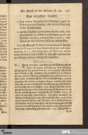 Das vierzehnte Capitel.