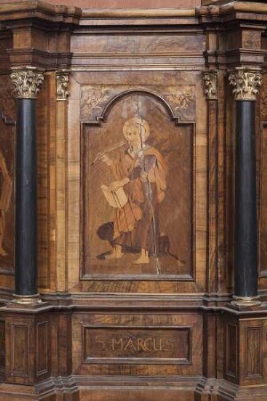 Salvator Mundi und die vier Evangelisten — Heiliger Markus
