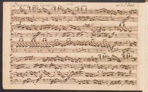 Fantasien und Fugen. Auszüge; cemb; c-Moll; BWV 906