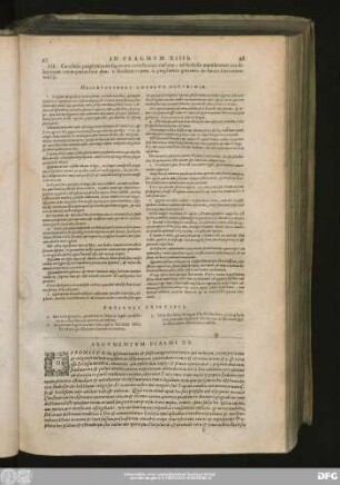 Argumentum Psalmi XV.