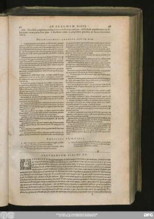 Argumentum Psalmi XV.