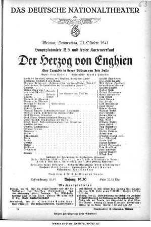 Der Herzog von Enghien
