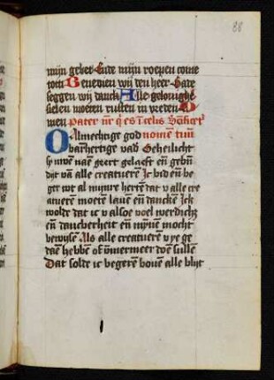 Vaterunser, lat.-nl. (Nachtrag)