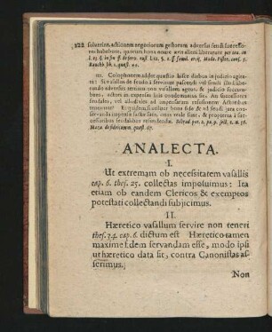 Analecta.