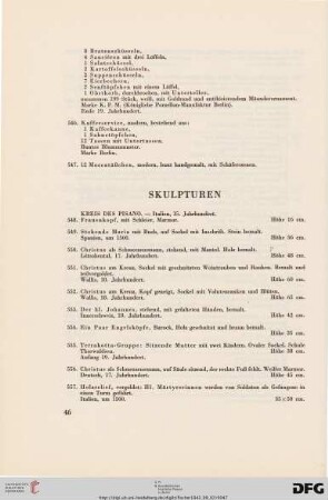 Skulpturen (Nr. 548-602)