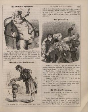 "Der Privatier Speckhuber" "Ein gesegneter Familienvater" "Aus Freundschaft"