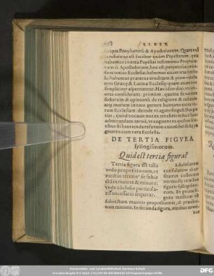 De Tertia Figura syllogismorum.