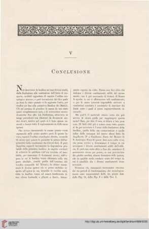 V. Conclusione