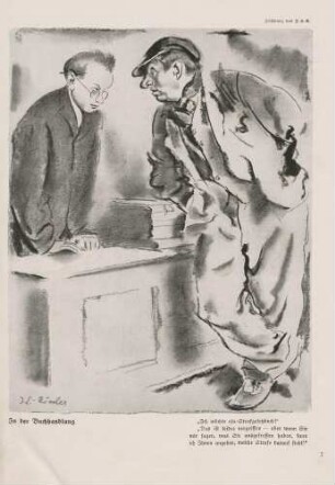 "In der Buchhandlung"