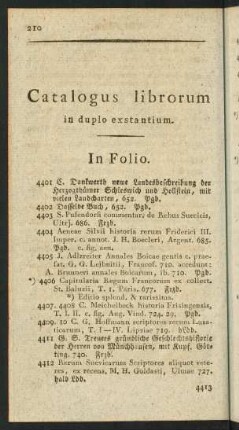 Catalogus librorum in duplo exstantium