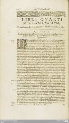 LIBRI QUARTI MEMBRUM QUARTUM,