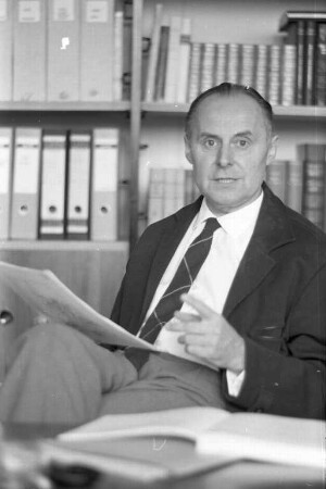 Geisteswissenschaftlicher Rektor der Fridericiana, Prof. Dr. Klaus Lankheit.