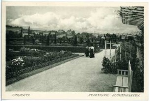 Chemnitz. Im Stadtpark - Blumengarten