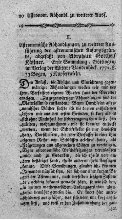 Astronomische Abhandlungen. Slg.1.2.