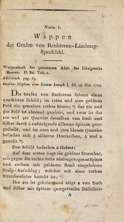 Beschreibungen aller Wappen der fürstlichen, gräflichen, freiherrlichen und adelichen jeztlebenden Familien im Königreich Baiern, 2