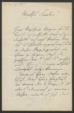 Brief an Georgine Schubert : 28.01.1860