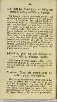 Bewährtes Mittel zur Verminderung der nackten grauen Ackerschnecken