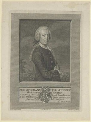 Bildnis des August Iohann Roesel v. Rosenhof