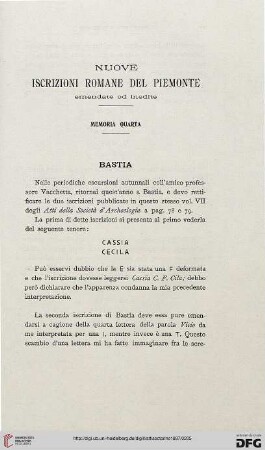 7: Nuove iscrizioni romane del Piemonte emendate od inedite, [4]