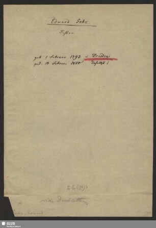 Nr. 183-196. Gehe, Eduard Heinrich