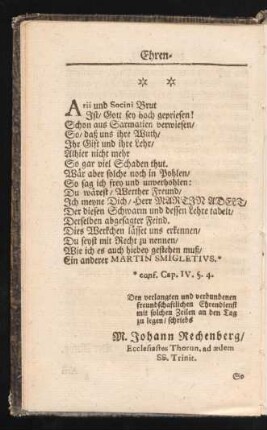 Ehren-Gedichte.