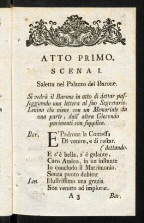5-32, Atto Primo.