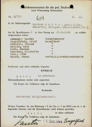 Seitz, Getrud
