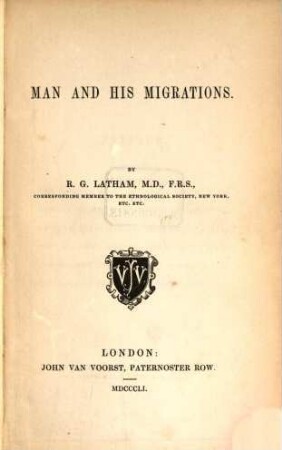 Man and his Migrations