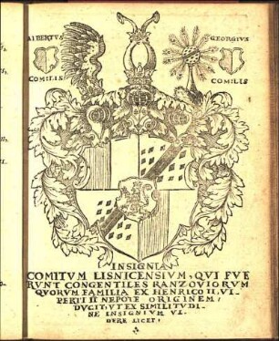Insignia. Comitvm Lisnicensivm, ...