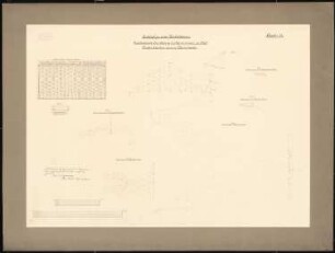 Textilbörse, Berlin Schinkelwettbewerb 1885: Dachbinder, graphostatische Ermittlungen