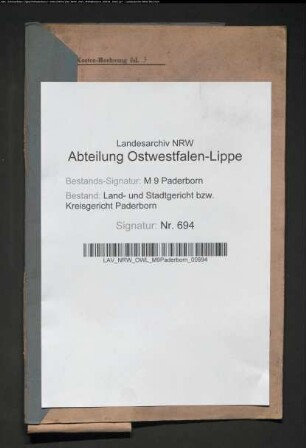 Erblasser: May, Antoinette, geb. Rinteln: