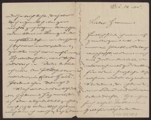 Schreiben an Hermann Muthesius (Brief)