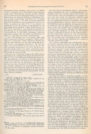 597-599 [Rezension] Liébaert, Jacques, Les enseignements moraux des pères apostoliques