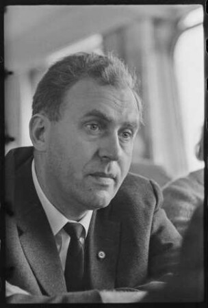 SED-Politiker Konrad Naumann, 1965. SW-Foto © Kurt Schwarz.