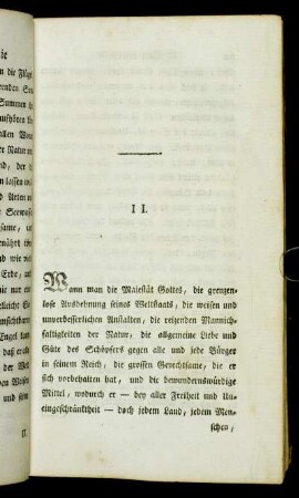 II. [Von warmen und kalten Ländern]