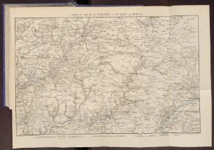 Special-Karte der Umgegend von Orléans und Le Mans.