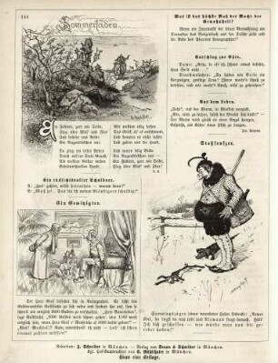 "Sommerfäden" "Ein Gewitzigter" "Stoßseufzer"
