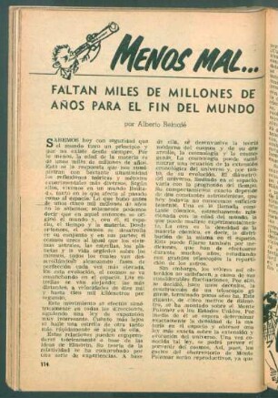 Menos mal ... faltan miles de millones de años para el fin del mundo