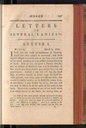 Letters To Several Ladies