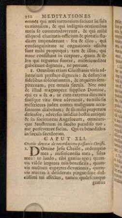 112-117, Caput XLI