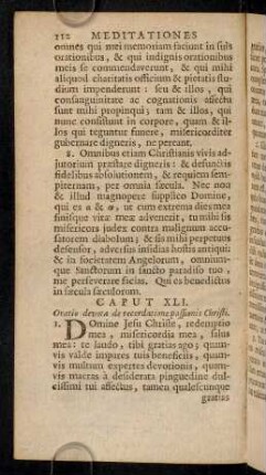 112-117, Caput XLI
